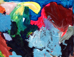 Untitled (Abstraction) by Ahamad, age 5