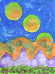 Setting or Rising by Monay, age 13